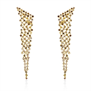 Ohrschmuck 18 kt RG+WG