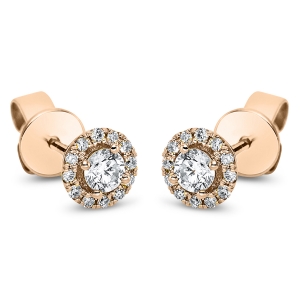 Ohrstecker 4er-Krappe 18 kt RG