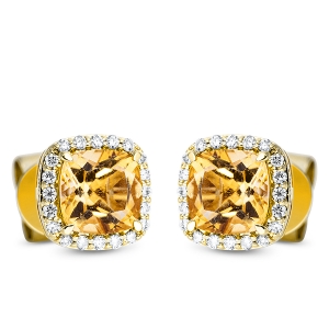 Ohrstecker 4er-Krappe 18 kt GG