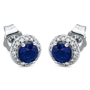 Ohrstecker 4er-Krappe 18 kt WG