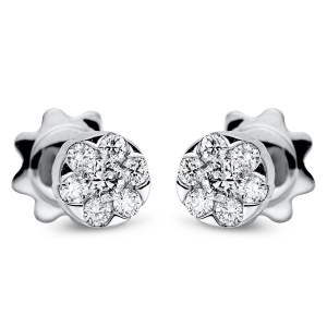 Ohrstecker 18 kt GG Kreis