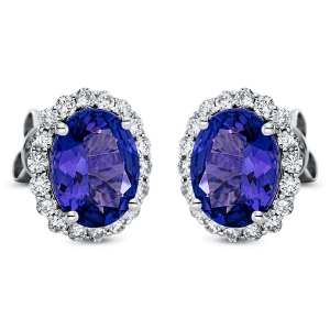 Ohrstecker 4er-Krappe 18 kt WG