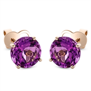 Ohrstecker 18 kt RG, Sicherheitsverschluss