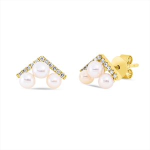 Ohrstecker  18kt Gelbgold mit 0,09ct Diamanten