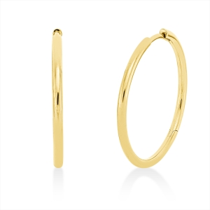 Creolen  18kt Gelbgold mit 0,00ct Diamanten