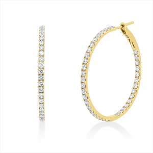 Creolen  18kt Gelbgold mit 1,76ct Diamanten