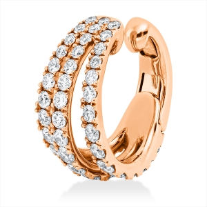 Creolen 18 kt RG, cuff earring