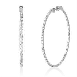 Creolen  18kt Gelbgold mit 1,08ct Diamanten