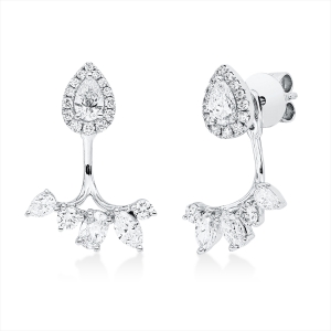 Ohrstecker  18kt Weißgold mit 1,77ct Diamanten