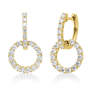 Ohrschmuck  18kt Gelbgold mit 1,67ct Diamanten