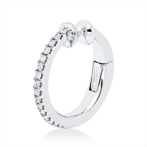 Creolen 18 kt WG, Ohrmanschette