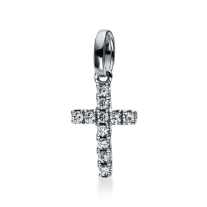 Anhänger 18 kt WG Kreuz, mit Öse