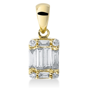 Anhänger 18 kt GG, mit Öse