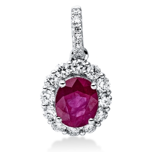 Anhänger 4er-Krappe 18 kt WG, mit Öse