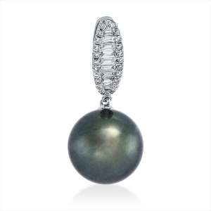 Anhänger  18kt Weißgold mit 0,24ct Diamanten