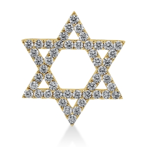 Anhänger 18 kt GG Davidstern