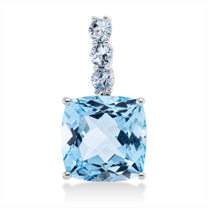 Anhänger 4er-Krappe 18 kt GG, mit Öse