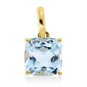 Anhänger 4er-Krappe 18 kt GG, mit Öse