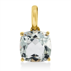 Anhänger 4er-Krappe 18 kt GG, mit Öse