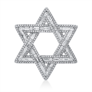 Anhänger 18 kt WG Davidstern