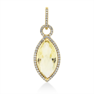 Anhänger 18 kt GG, mit Öse