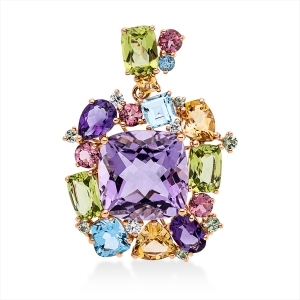 Anhänger 18 kt RG, mit Öse