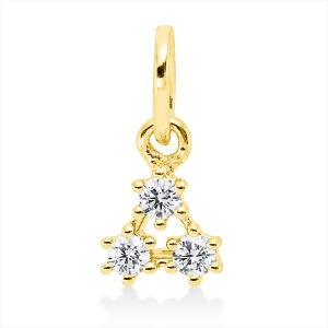 Anhänger 18 kt GG, mit Öse