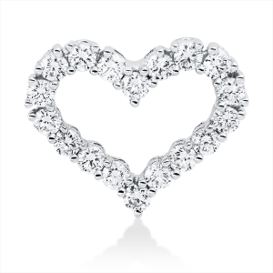 Anhänger 18 kt WG Herz