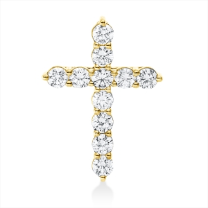 Anhänger 18 kt GG Kreuz