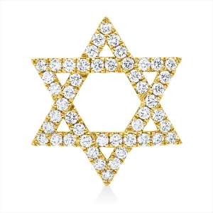 Anhänger 18 kt GG Davidstern