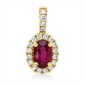 Anhänger 18 kt GG, mit Öse