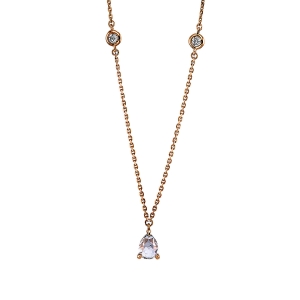 Collier 18 kt RG