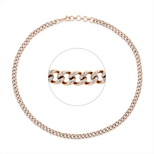 Collier  18kt Rotgold mit 4,03ct Diamanten