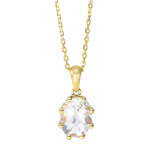 Collier 18 kt GG, mit ZÖ 40 cm + 42 cm