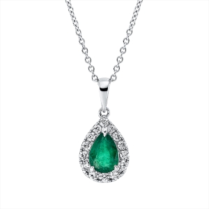 Collier 3er-Krappe 18 kt WG, mit ZÖ 42 cm