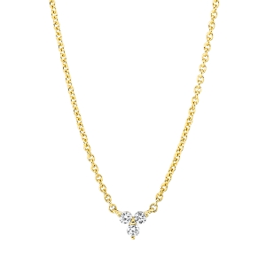 Collier 18 kt GG, mit ZÖ 41 cm + 43 cm