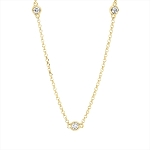 Collier 18 kt GG, mit ZÖ 38cm ,40.5 cm