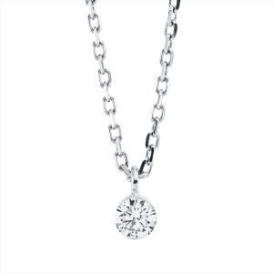 Solitaire Collier  18kt Gelbgold mit 0,10ct Diamanten
