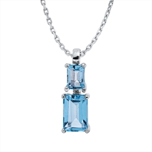 Collier 4er-Krappe 18 kt WG, mit ZÖ 42 cm