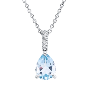 Collier 18 kt WG, mit ZÖ 42 cm