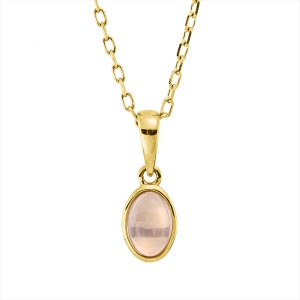 Collier Zarge 18 kt GG Oval
