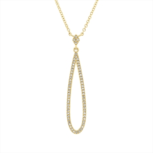 Collier 18 kt GG, mit ZÖ 40 cm + 43 cm