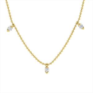 Collier 18 kt GG, mit ZÖ 38 cm 41 cm