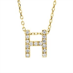Collier 18 kt GG H