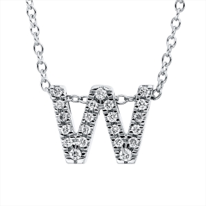 Collier 18 kt WG W