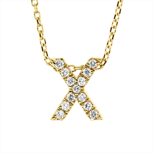 Collier 18 kt GG X