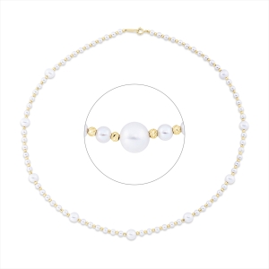 Collier  18kt Gelbgold mit 0,00ct Diamanten
