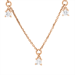 Collier 18 kt RG