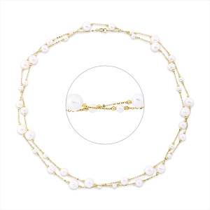 Collier  18kt Gelbgold mit 0,00ct Diamanten