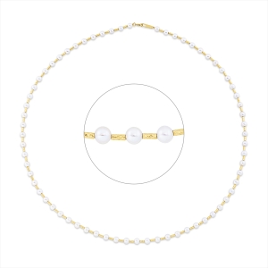 Collier  18kt Gelbgold mit 0,00ct Diamanten